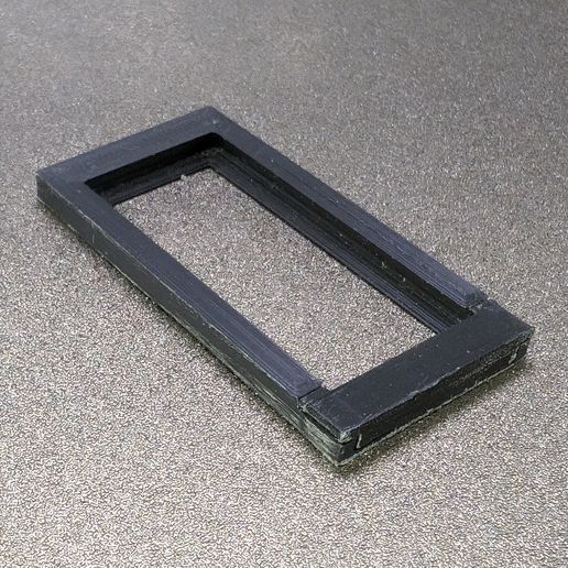🔒 30x60mm Rectangle Base Adaptor Socket for GW Rectangle 25x50mm・ 3D ...