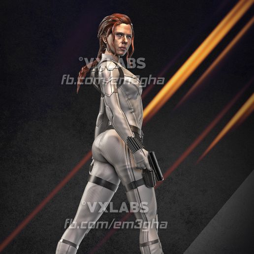 Black Widow 2021 - Scarlett Johansson 3D model