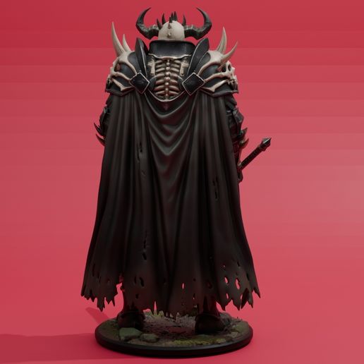 3DCULTS_Caveiracosta.jpg Grimdark Skull Knight - Dark Fantasy Miniature STL