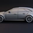 6.jpg Cadillac CTS-V Wagon 2 versions stl for 3D printing
