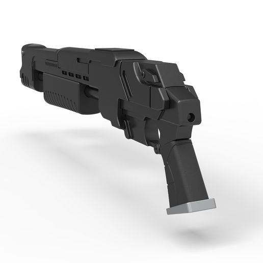 Download file Shotgun from the movie Judge Dredd 1995 • 3D printer ...