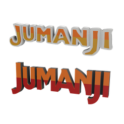 bitmap.png STL-Datei 3D MULTICOLOR LOGO/SIGN - Jumanji (Zwei Variationen)・3D-druckbares Design zum Herunterladen