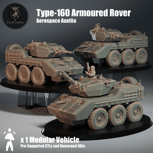 Type-160 Armoured Rover - Presupported