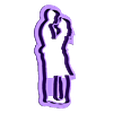 cortanteparejaabrazada.stl couple silhouette cookie cutter