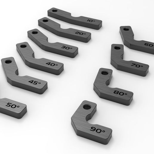 Goniometer - Protractor - 3D model önizlemesi