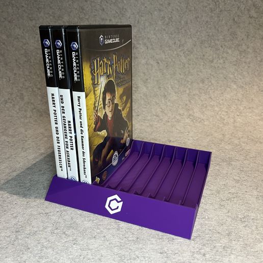 Games stand holder for 10 games Nintendo Gamecube