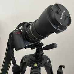support-3-axes-1.jpg STL file 3 axis apn photo adapter for eVscope unistellar tripod・Model to download and 3D print