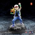 ash-color1-copy.jpg 3D-Datei Ash Ketchum und Pikachu Statue - vorgefertigtes Modell・3D-druckbare Vorlage zum herunterladen