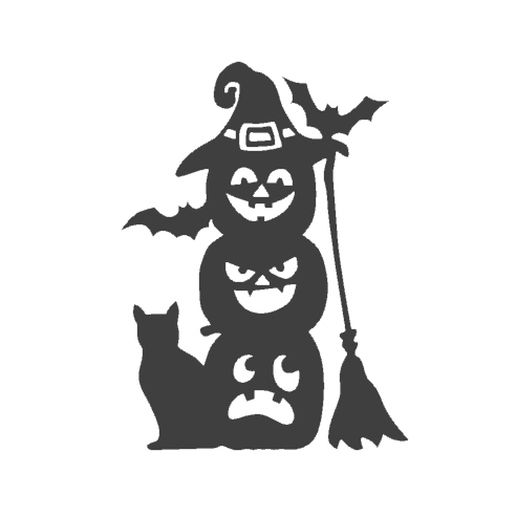 HALLOWEEN totem 3D model