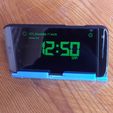 20191109_124830-1.jpg Foldable travel phone holder alarm clock charger without assembly