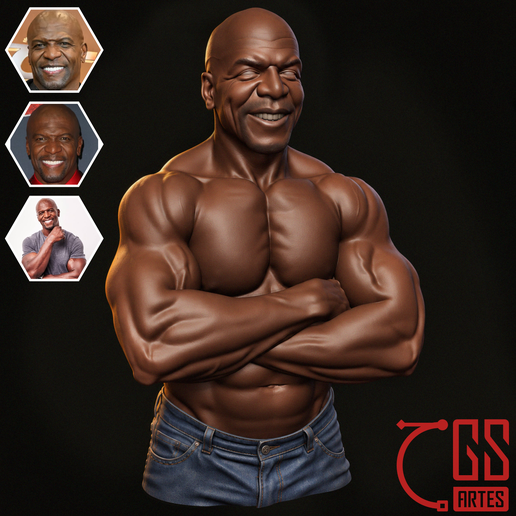 Terry Crews - Ultra Realistic Bust
