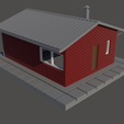 vivienda-ladrillo-03.png Basic one-story house in N scale