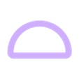 Semi circle 30mm.stl Semi circle clay cutter | Digital STL file | sharp cutter | 7 sizes | polymer clay cutter