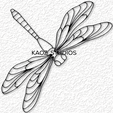 project_20240131_1421075-01.png realistic dragonfly wall art insect wall decoration 2d art animal