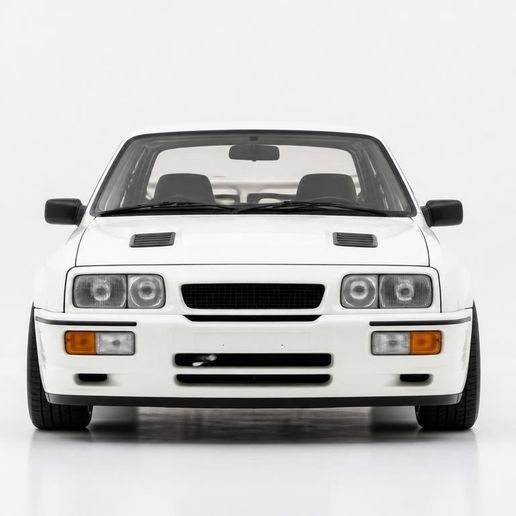 Ford Sierra RS Cosworth 3 Door 1987 Classic Rally Car High Poly PBR