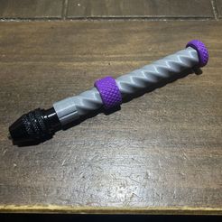 IMG_6800.JPG 3D-Datei Mini Chuck Push Handbohrmaschine kostenlos・3D-Druck-Idee zum Herunterladen