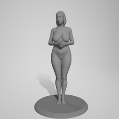 1.png STL file real woman kelly・Model to download and 3D print