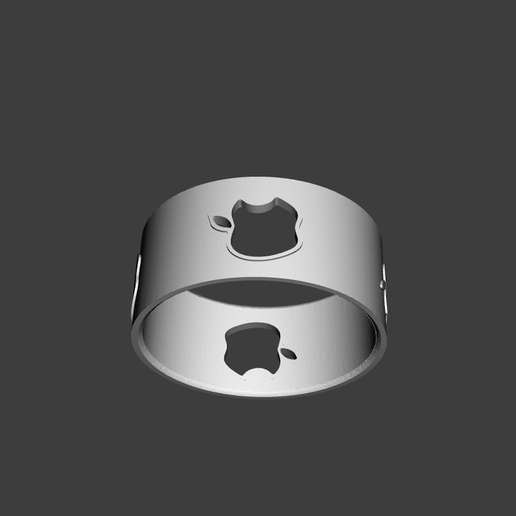 Anel Apple - Super marcas 3D model