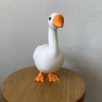 IMG_6970.jpeg 8inch Porch Goose, Desk Goose, Companion Buddy, Outdoor & Indoor statue, Yard Art, Cute and Funny Goose Gift - COMMERCIAL LICENSE!!