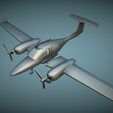 DA-42_2.jpg Diamond DA42 Twin Star - 3D Printable Model (*.STL)