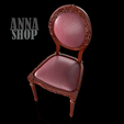 7.png 3D | STL | print | model | chair for doll | BJD | armchair | Rococo | interior | doll room | ooak | resin | collection