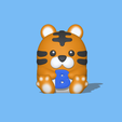 Tiger with Letter1.PNG Tiger with letter to decorate and play