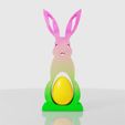 hare0001.jpg Easter Hare Egg Holder Decoration Object