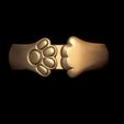 2.jpg Cat Paw Ring
