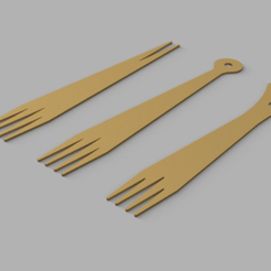 FourchettesV2.png Free STL file Fork lasercut・Design to download and 3D print