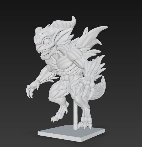 🧸 Lord of Shadows - Detailed Fantasy Demon 3D Print Model・ STL File for ...