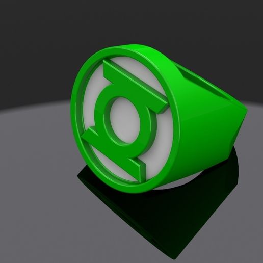Green Lantern Ring 3D model