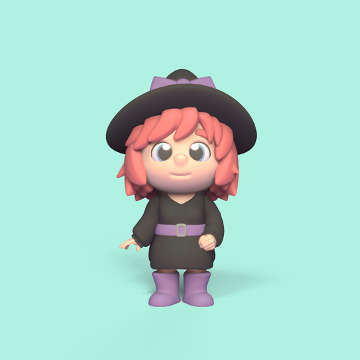 Little Witch 3D model