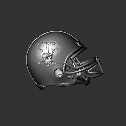 Football Helm Raiders 3D model