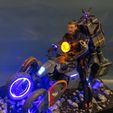 IMG_3218.JPG STL file Death Stranding Sam on his bike with LED lights・3D printing model to download