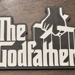 THE GODFATHER V1 Logo Display by MANIACMANCAVE3D