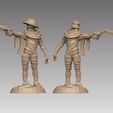 mummy-duo1-white.jpg STL file Mummy Duo・Design to download and 3D print, SharedogMiniatures