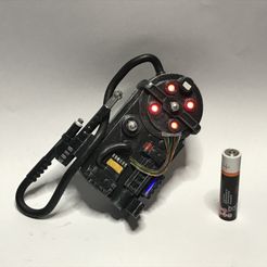 IMG_4740.JPG Free STL file Proton Pack with lights (・3D printer design to download