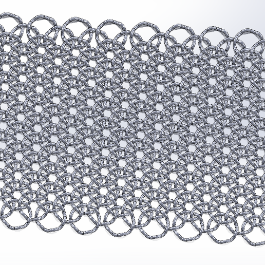 Ring flexi chain mail 3D model