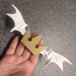 cdd188ca-286d-40a8-b3f2-e6e0d3336959.png Free 3D file Halloween Town Sora brooch・3D printing idea to download