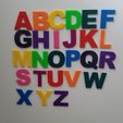 20200903_160655.jpg Free 3D file Alphabet magnets・3D printing template to download