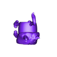 ri1.stl Descargar archivo STL Anillo "Evil Toothy Cat". • Objeto para impresión 3D, 10mll