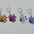 1681867907121.jpg Buzzing Bee Keychain - Personalized Bee Key Holder