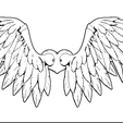 Wing-Template.png [Kabbit BJD] Lovely Wings for BJDs and Kabbit - (For FDM and SLA Printers)