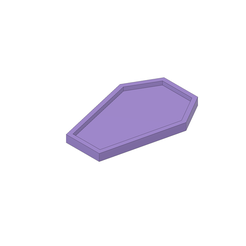 Coffin-Tray.png Fichier STL gratuit Plateau à cercueils | 7in | Plateau à roulettes・Modèle à télécharger et à imprimer en 3D, TheTacoDimension