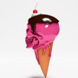 0007.jpg Skull Sundae Ice Cream Pop Pop Surrealism toy