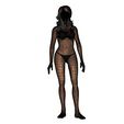 10.jpg Woman in bikini Rigged game character Low-poly model 3D model