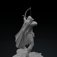 Archer.002.png Medieval Hero Mega Pack  10 Fantasy Characters STL OBJ
