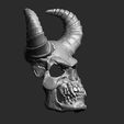 4.jpg Demon Scull Mask - mobile jaw 3D print model