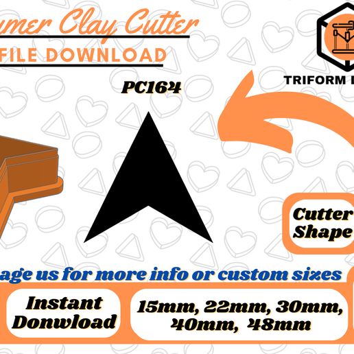 Paper Plane Polymer Clay Cutter | PC164 3D model