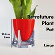 SizePreview-Large-copy.jpg Retrofuturistic Large Plant Pot